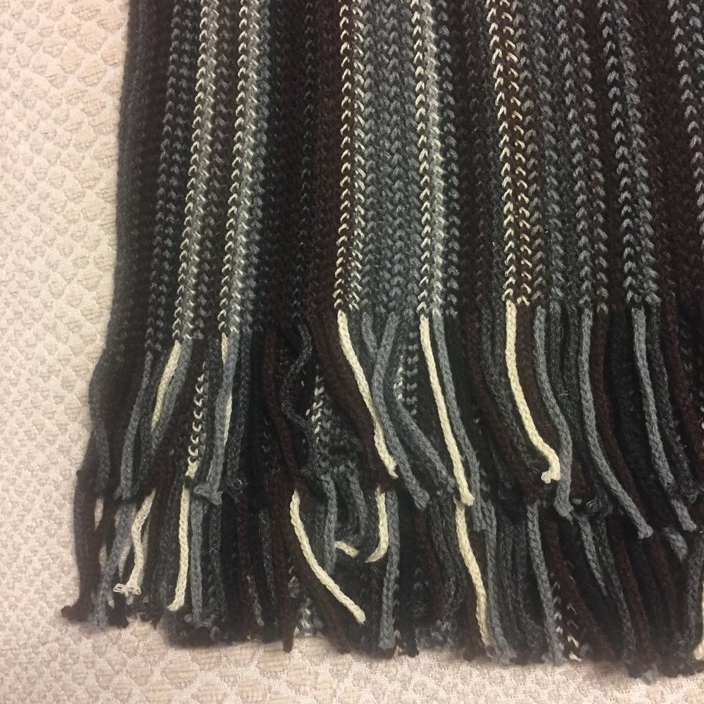 Men's Scarf, Wind River, Soft Knit